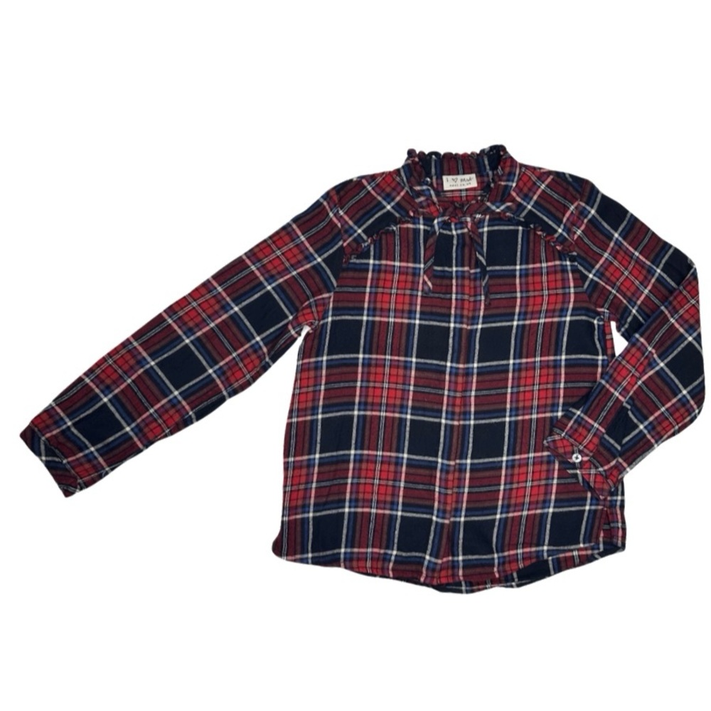 Next Plaid Flannel Button Up Shirt
